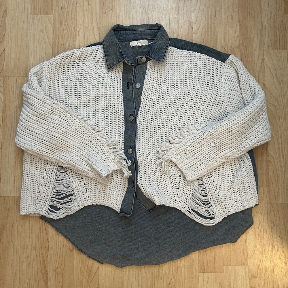 Denim Knit Shirt